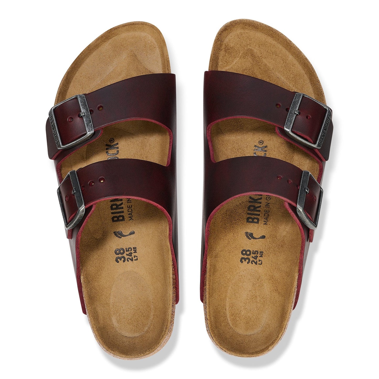 Birkenstock Arizona Zinfandel Oiled Leather Regular - 1028001 | Blue Heeler Boots