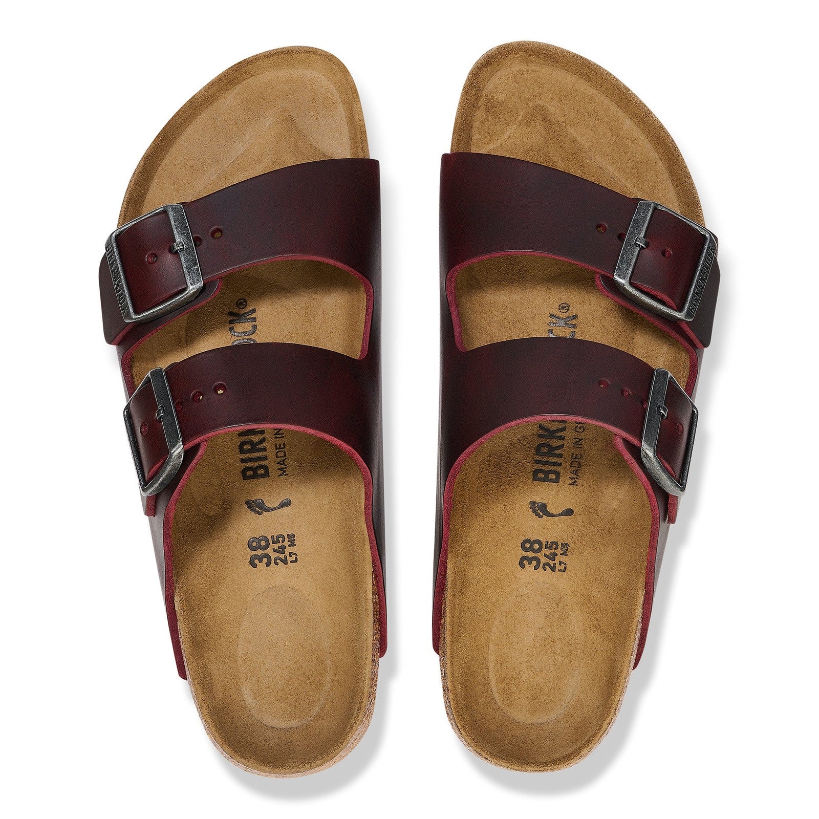 Birkenstock Arizona Zinfandel Oiled Leather Regular - 1028001 | Blue Heeler Boots