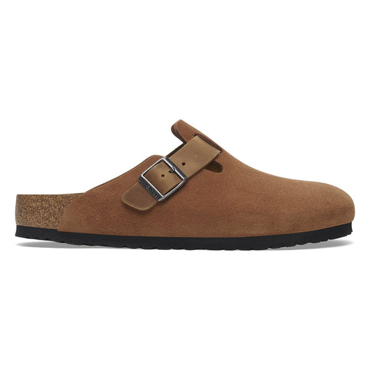 Birkenstock Boston Cognac Oiled/Suede Leather Regular - 1029185 | Blue Heeler Boots