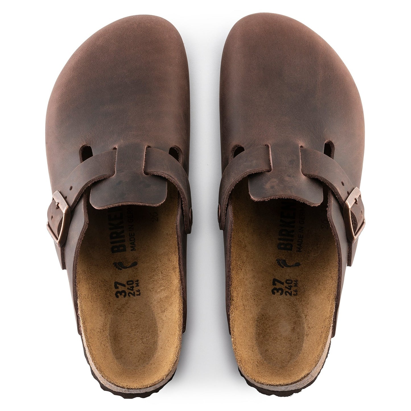 Birkenstock Boston Habana Oiled Leather Regular - 860131 | Blue Heeler Boots
