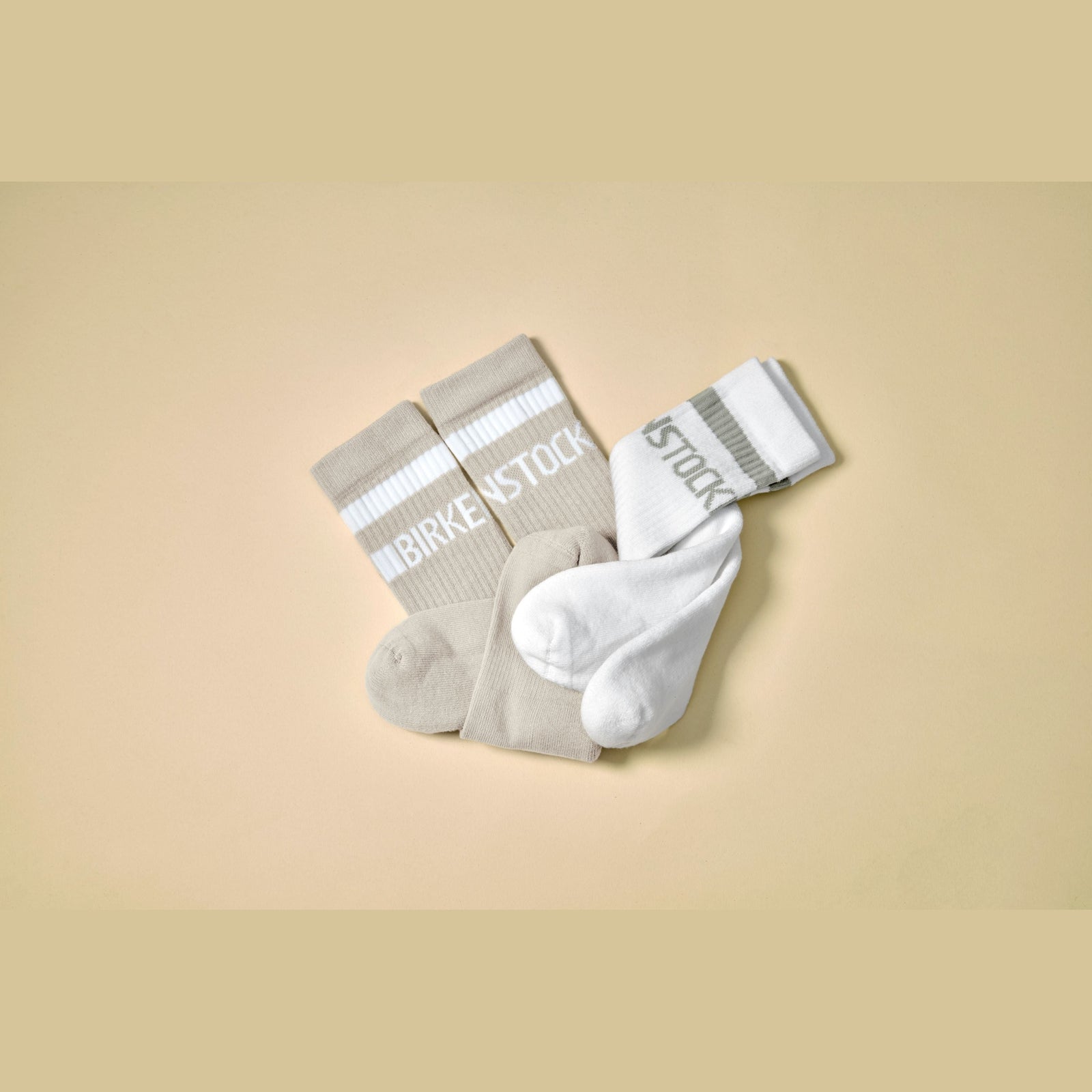 Birkenstock Cotton Tennis Sock White/Pure Sage - 1029752 | Blue Heeler Boots