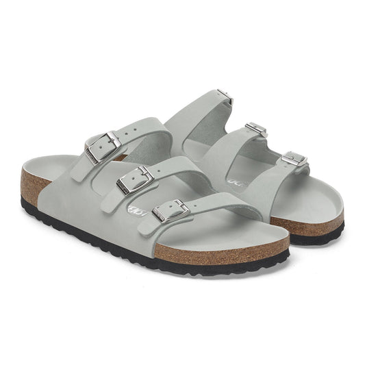 Birkenstock Florida Semi-Exquisite Pure Sage Nubuck Leather Regular - 1029349 | Blue Heeler Boots