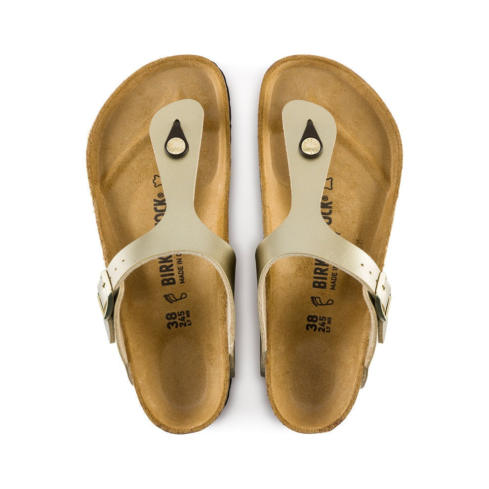 Birkenstock Gizeh Gold Birko-Flor Regular - 1016108 | Blue Heeler Boots