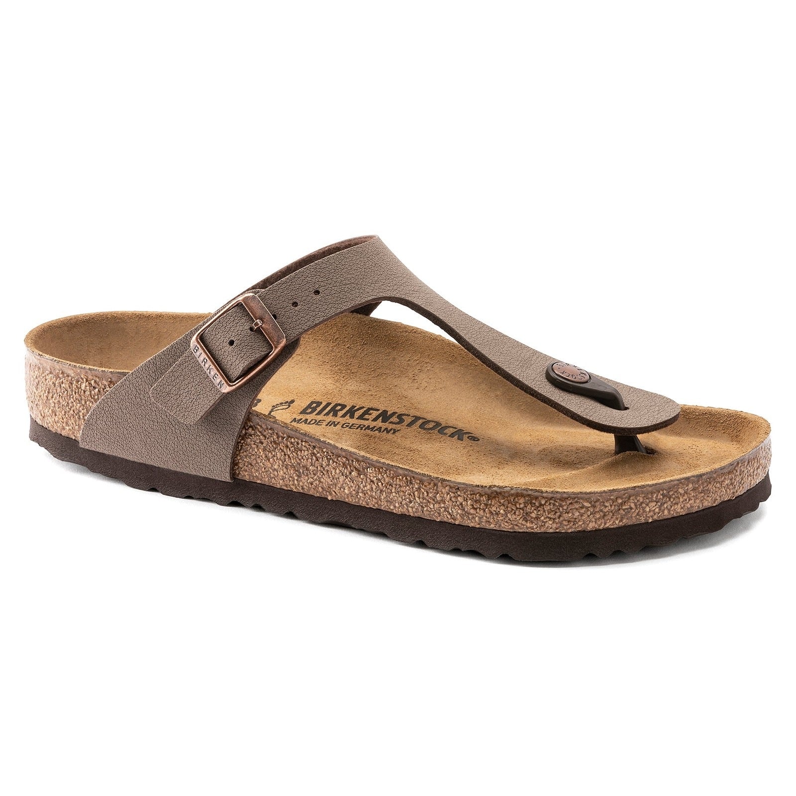 Birkenstock Gizeh Mocca BirkiBuc Regular - 043751 | Blue Heeler Boots