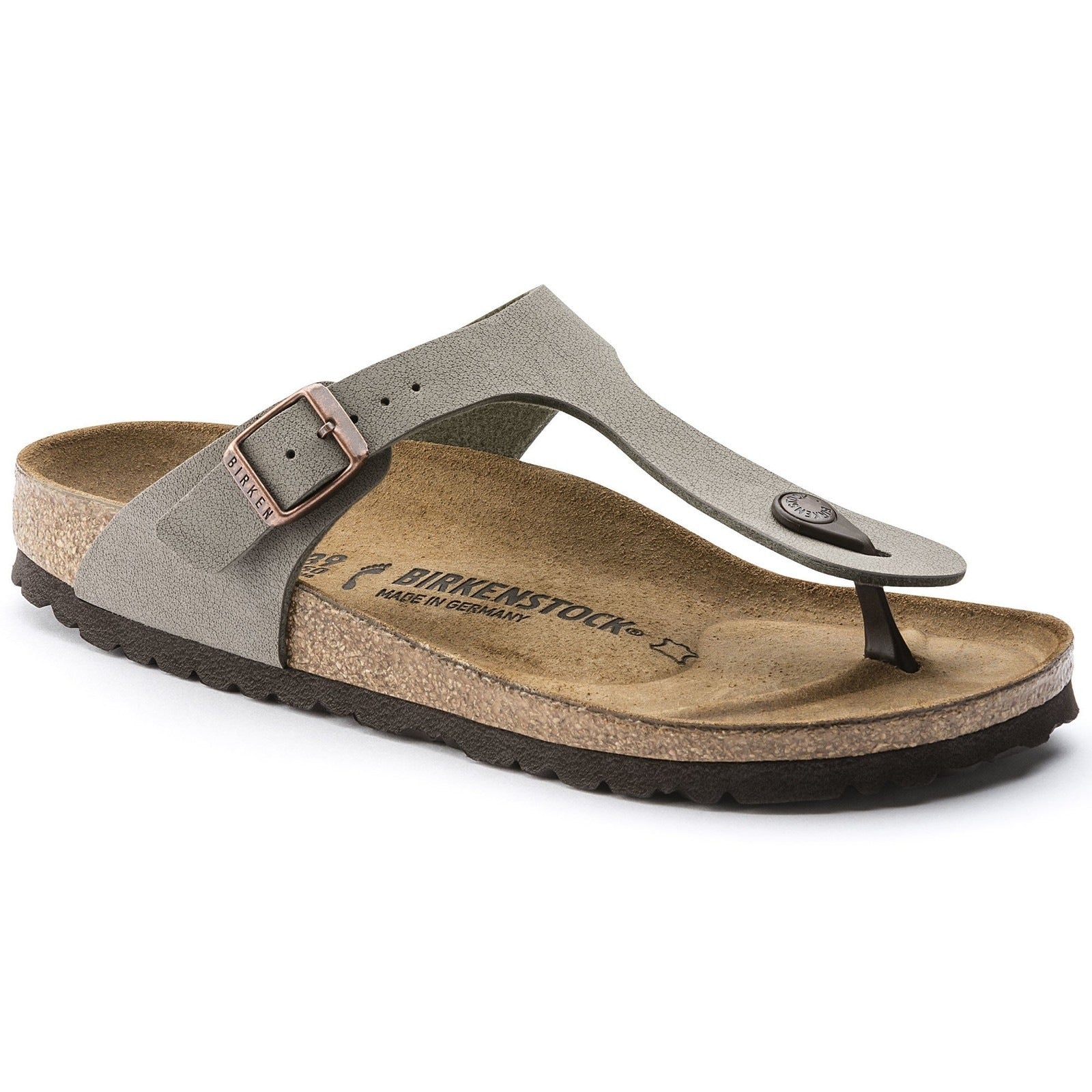 Birkenstock Gizeh Stone BirkiBuc Regular - 043391 | Blue Heeler Boots