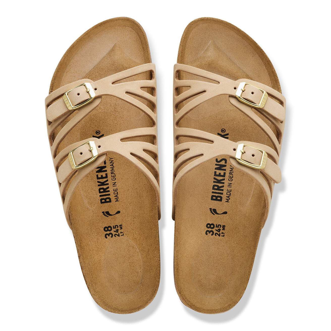 Birkenstock Granada Sandcastle Nubuck Leather Regular - 1031805 | Blue Heeler Boots