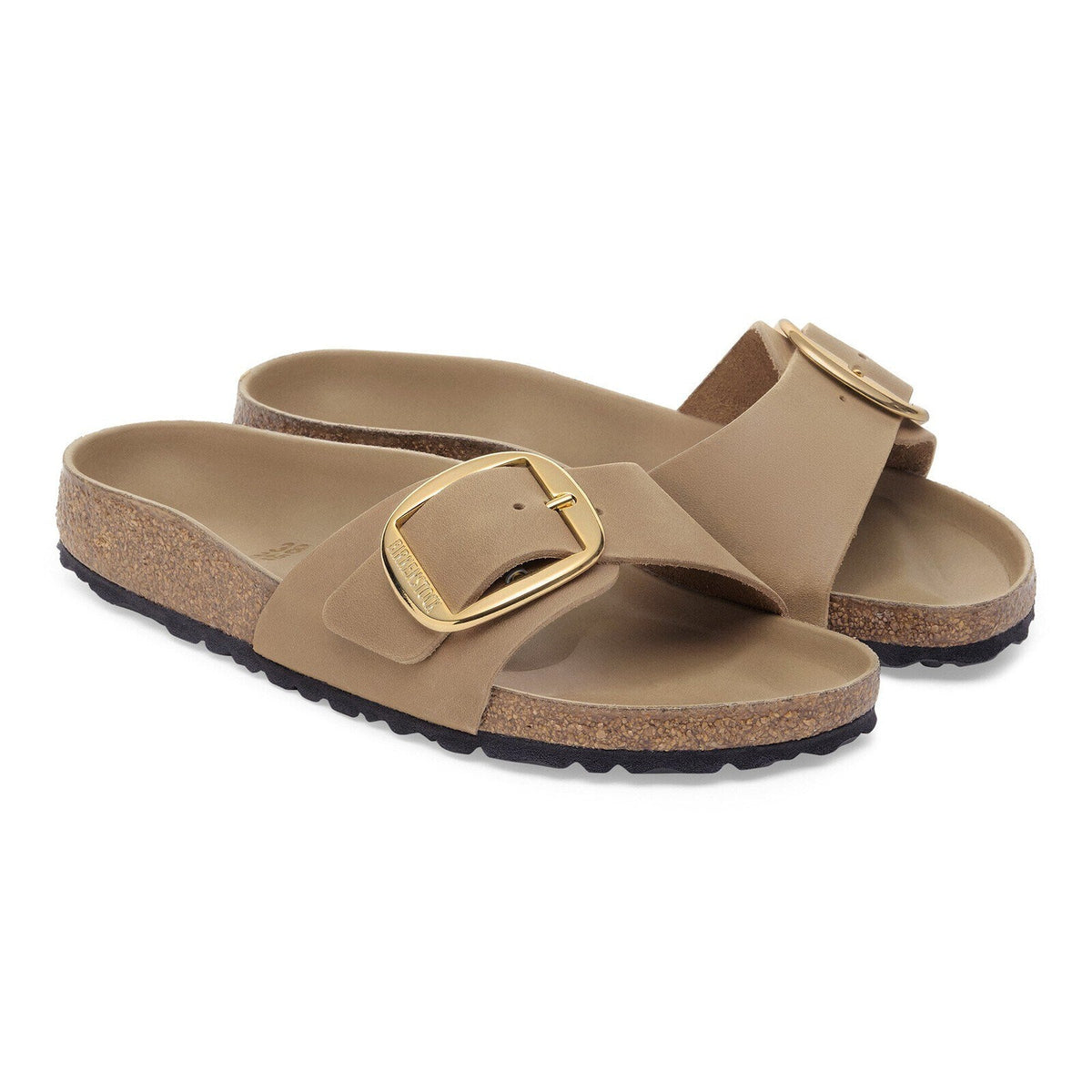 Birkenstock Madrid Big Buckle Tobacco Brown Oiled Leather - pair
