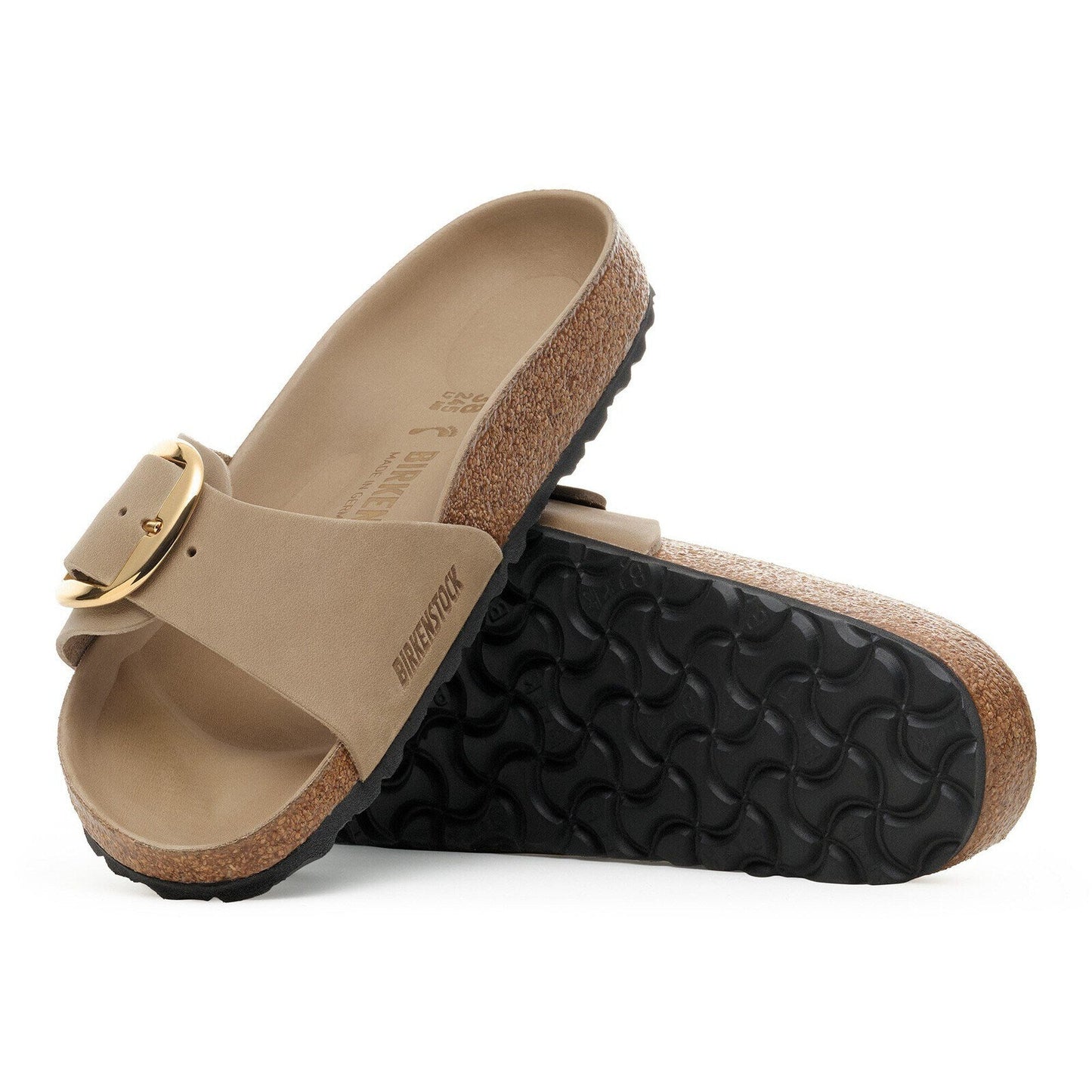 Birkenstock Madrid Big Buckle Tobacco Brown Oiled Leather - sole detail