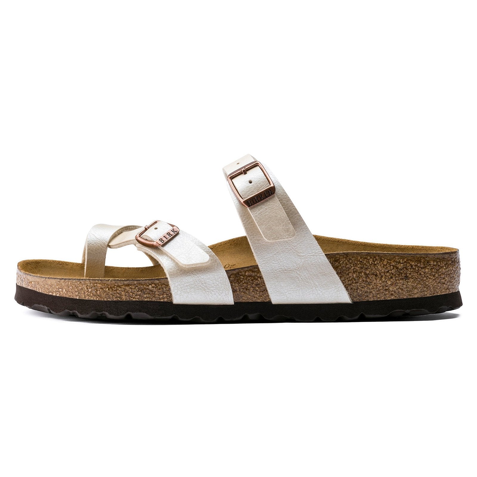 Birkenstock Mayari Graceful Pearl White Birko-Flor Regular - 071661 | Blue Heeler Boots