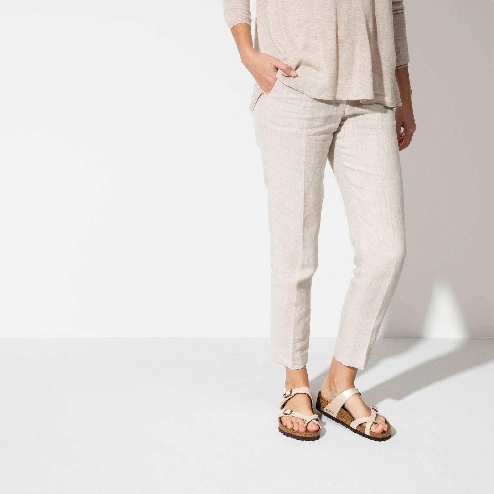 Birkenstock Mayari Graceful Pearl White Birko-Flor Regular - 071661 | Blue Heeler Boots