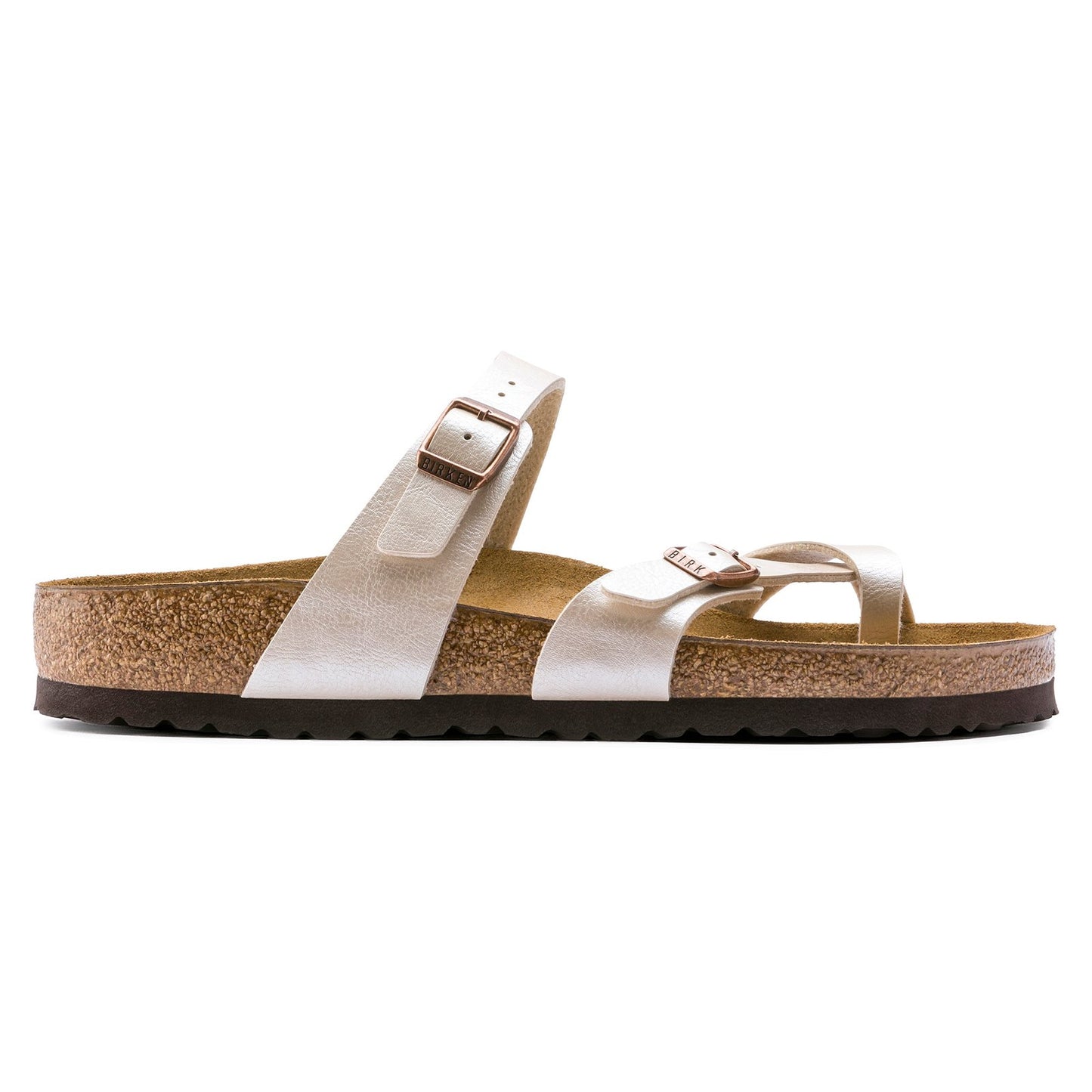 Birkenstock Mayari Graceful Pearl White Birko-Flor Regular - 071661 | Blue Heeler Boots