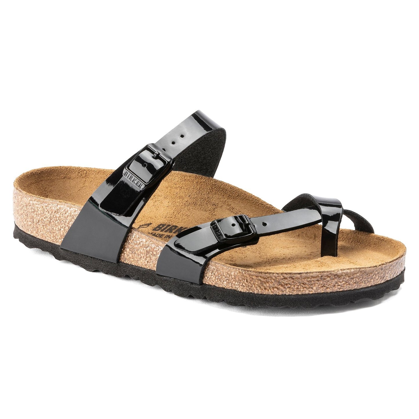 Birkenstock Mayari Patent Black Birko-Flor Narrow - 071093 | Blue Heeler Boots