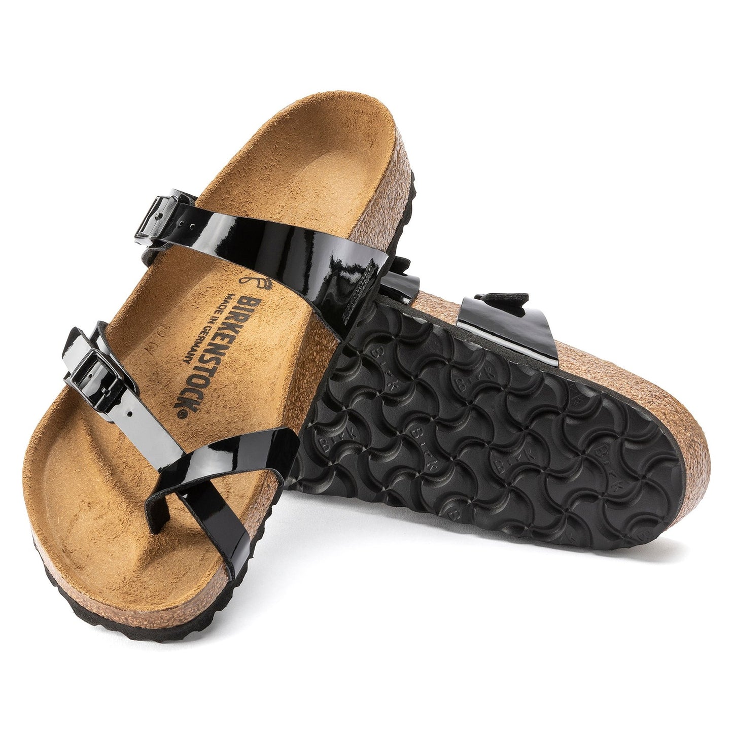 Birkenstock Mayari Patent Black Birko-Flor Narrow - 071093 | Blue Heeler Boots