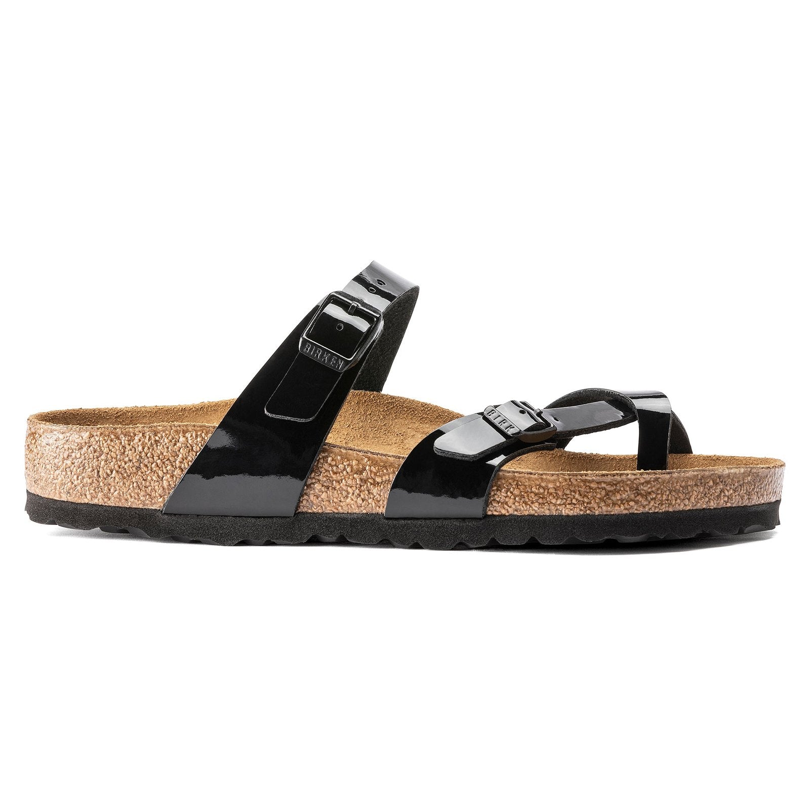 Birkenstock Mayari Patent Black Birko-Flor Narrow - 071093 | Blue Heeler Boots