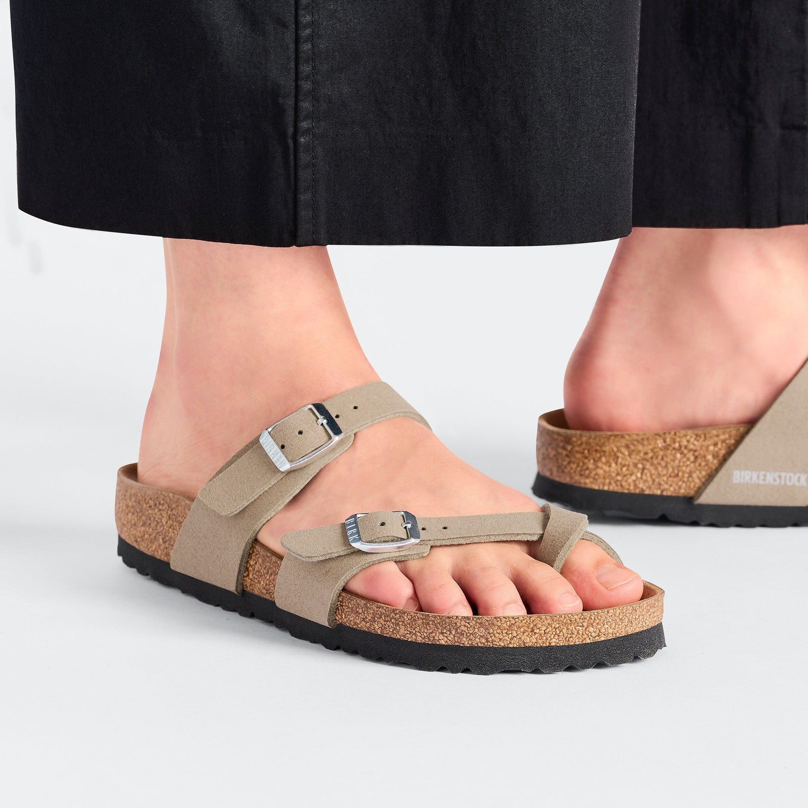 Birkenstock Mayari Vegan Grey Taupe Synthetic Regular - 1026702 | Blue Heeler Boots