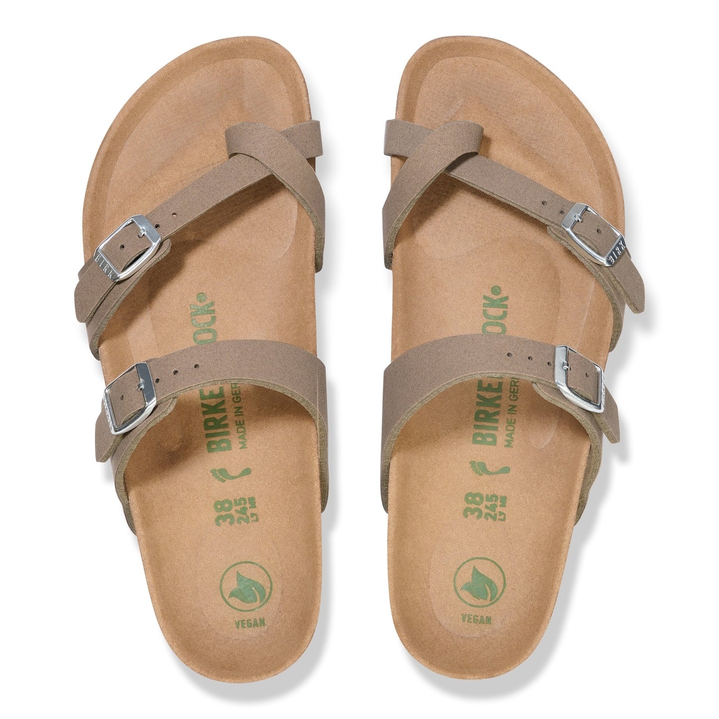 Birkenstock Mayari Vegan Grey Taupe Synthetic Regular - 1026702 | Blue Heeler Boots