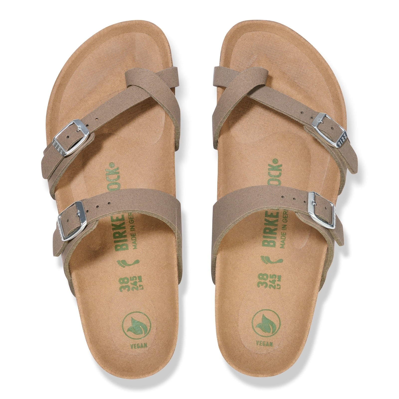Birkenstock Mayari Vegan Grey Taupe Synthetic Regular - 1026702 | Blue Heeler Boots