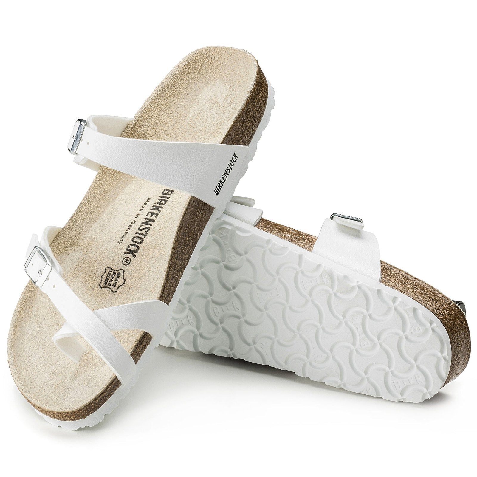 Birkenstock Mayari White Birko-Flor Narrow - 071053 | Blue Heeler Boots
