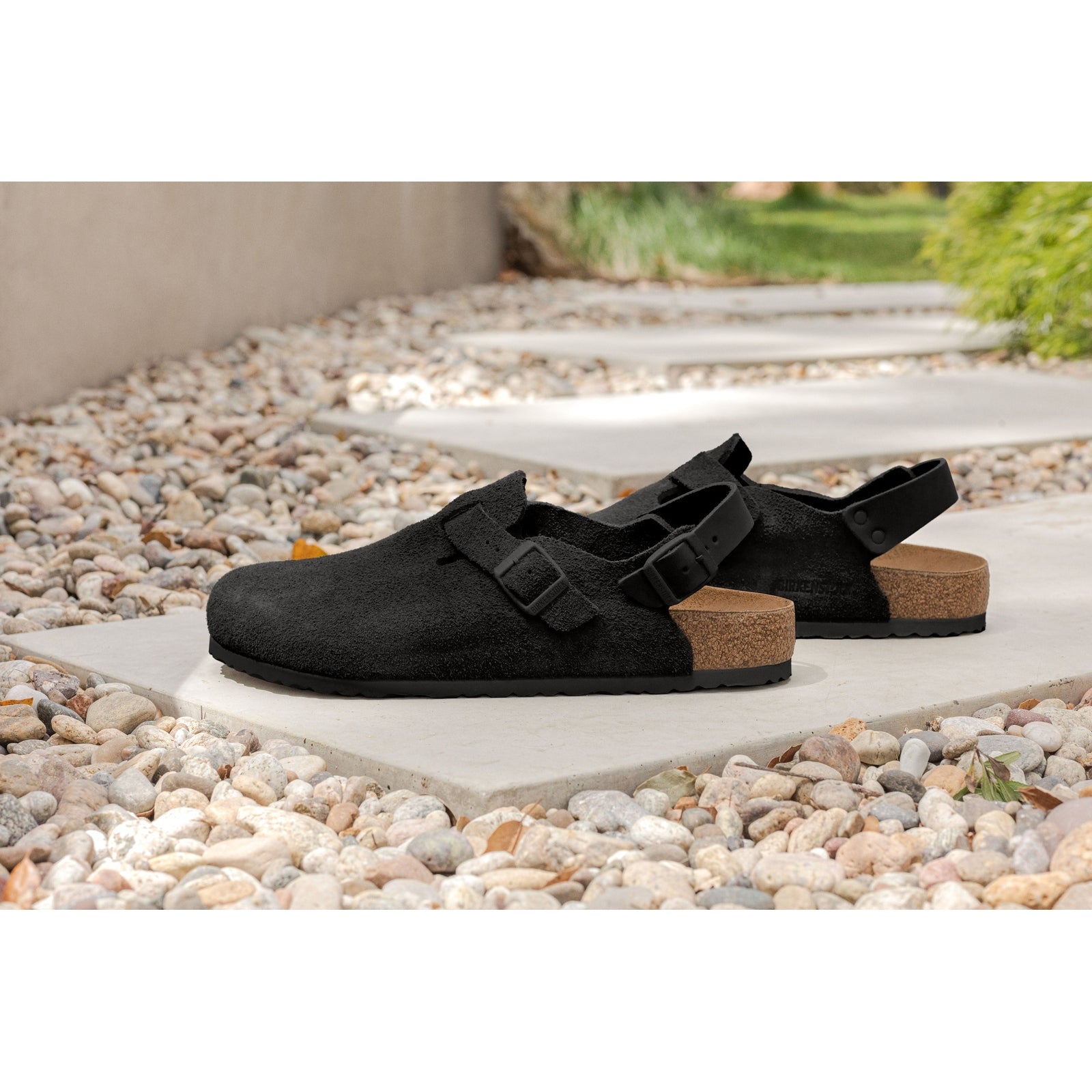 Birkenstock Tokio Black Suede Leather Regular - 1028337 | Blue Heeler Boots