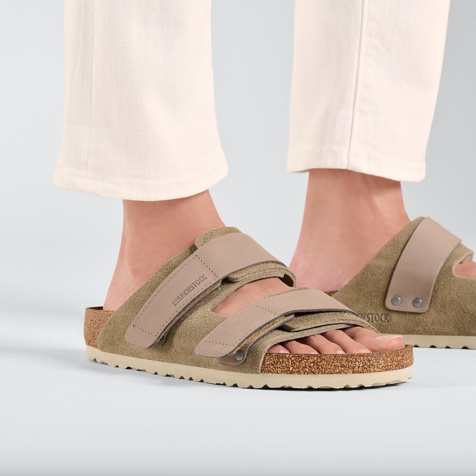 Birkenstock Uji Taupe Suede/Nubuck Leather Regular - 1025690 | Blue Heeler Boots