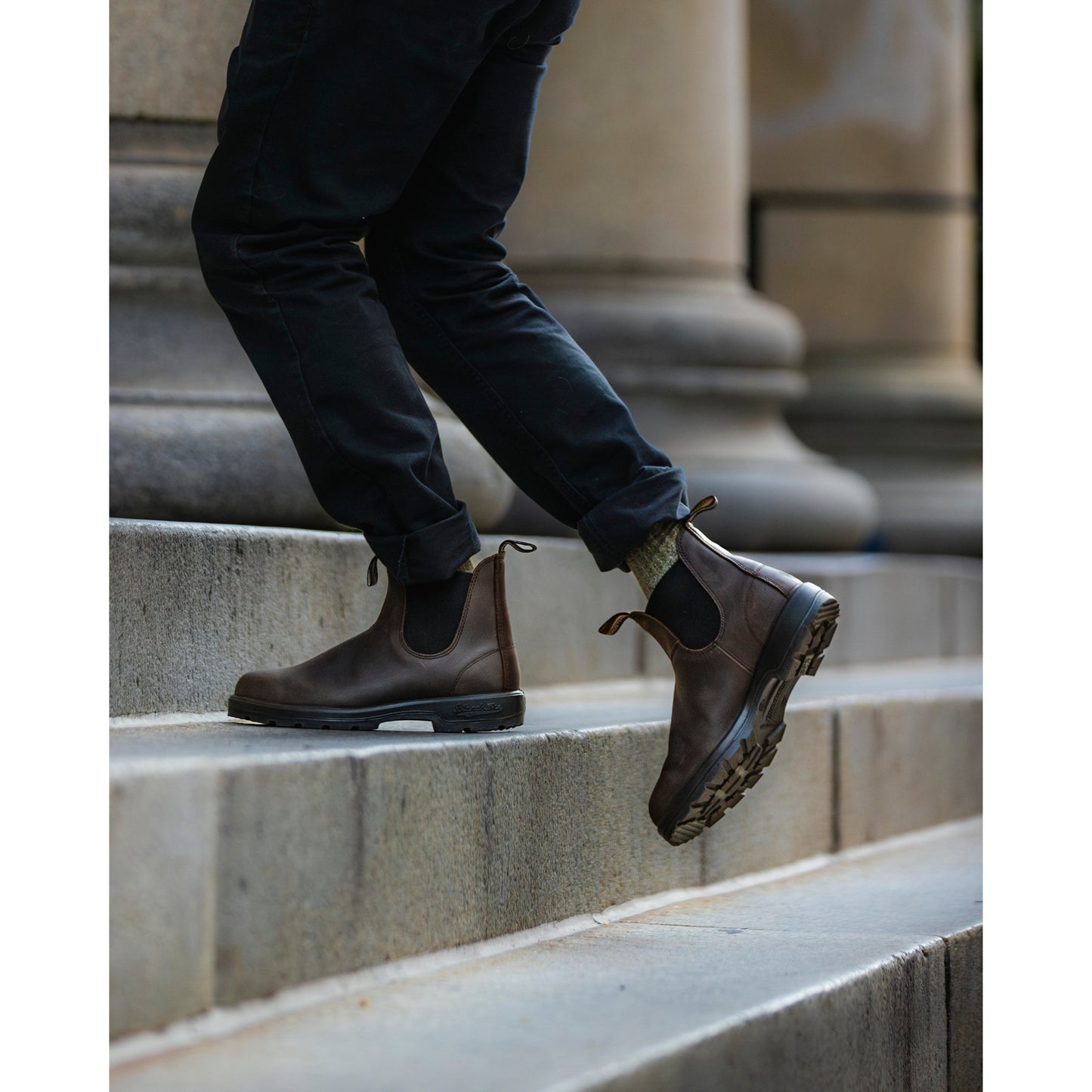 Blundstone Brown Premium Water-Resistant Nubuck Leather Elastic Side Boot - 2340 | Blue Heeler Boots