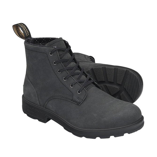 Blundstone Rustic Black Lace Up Boot 1931