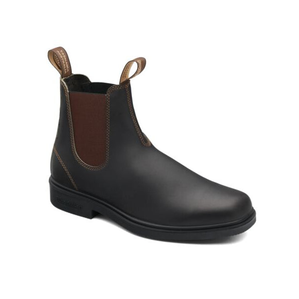Blundstone Stout Brown Elastic Side Dress Boot 062 | Blue Heeler Boots