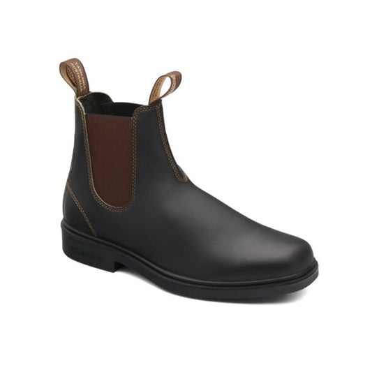 Blundstone Stout Brown Elastic Side Dress Boot 062 | Blue Heeler Boots
