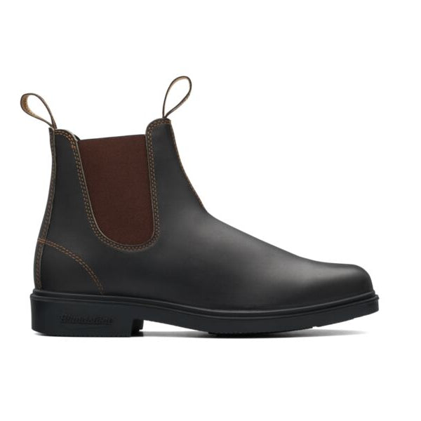 Blundstone Stout Brown Elastic Side Dress Boot 062 | Blue Heeler Boots