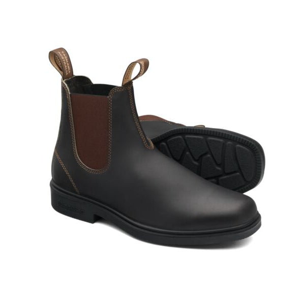 Blundstone Stout Brown Elastic Side Dress Boot 062 | Blue Heeler Boots