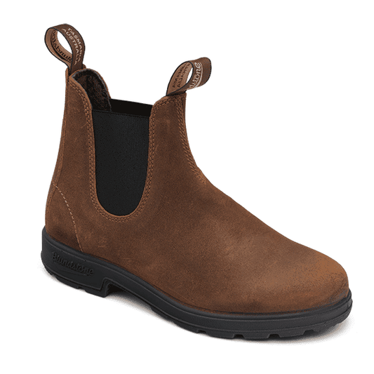 Blundstone Tobacco Suede Chelsea Elastic Side Boot 1911 blue-heeler-boots