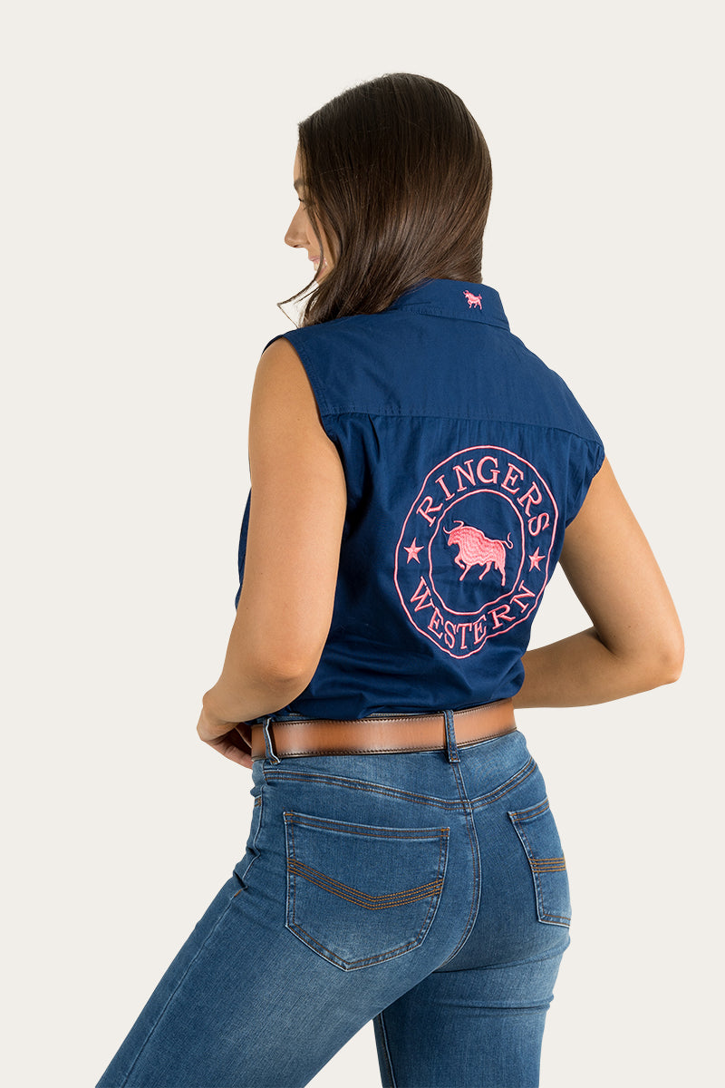 Signature Jillaroo Womens Sleeveless Work Shirt - 220210991 | Blue Heeler Boots