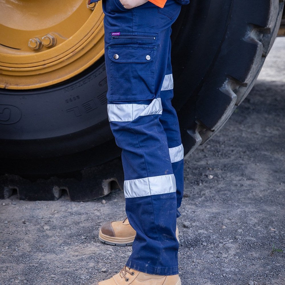 Green Hip Womens Pants Cargo Reflective Regular P-CREF-R | Blue Heeler Boots