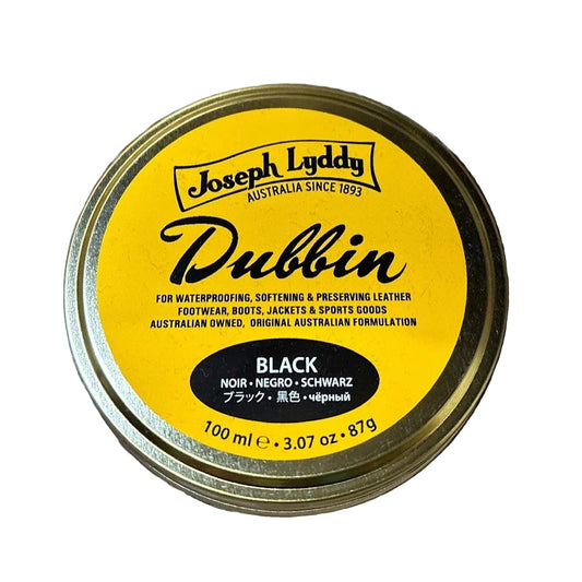 Joseph Lyddy Dubbin, Black 125ml - JL0913125 | Blue Heeler Boots