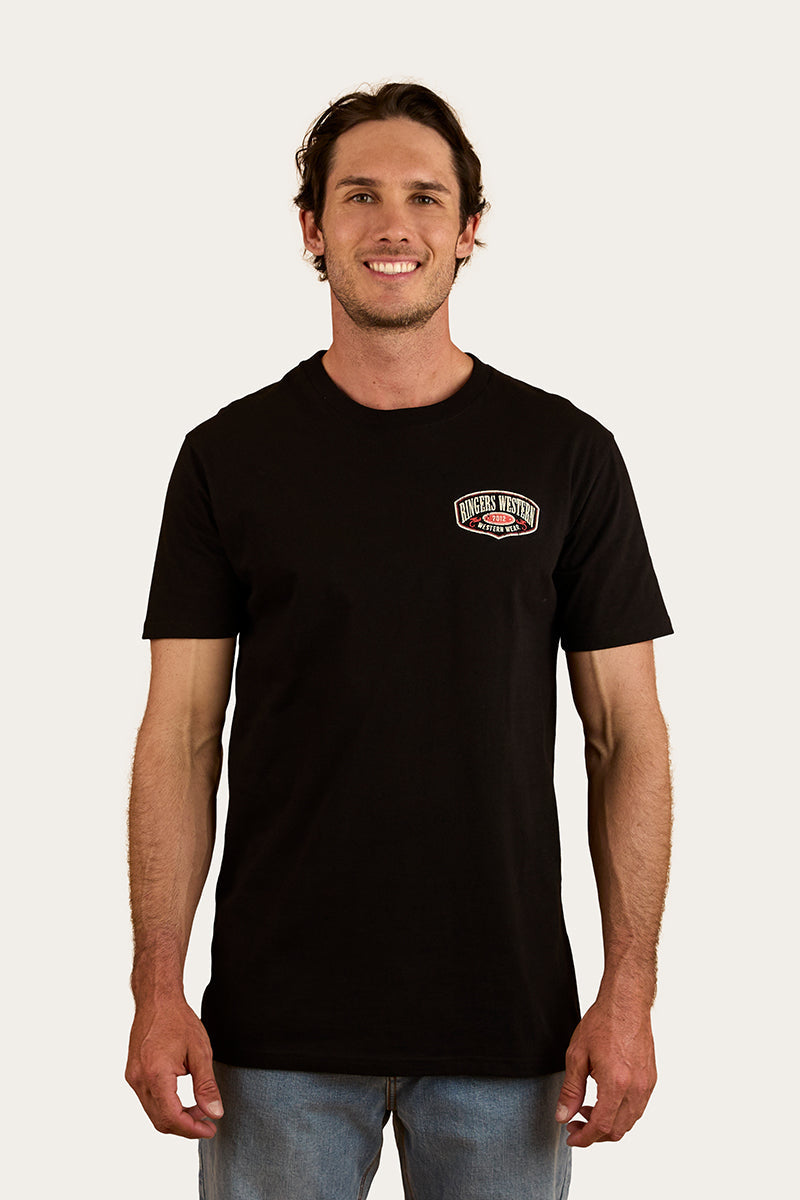 Ringers & Western Bars Best Mens Stock Fit T Shirte - 124076RW | Blue Heeler Boots