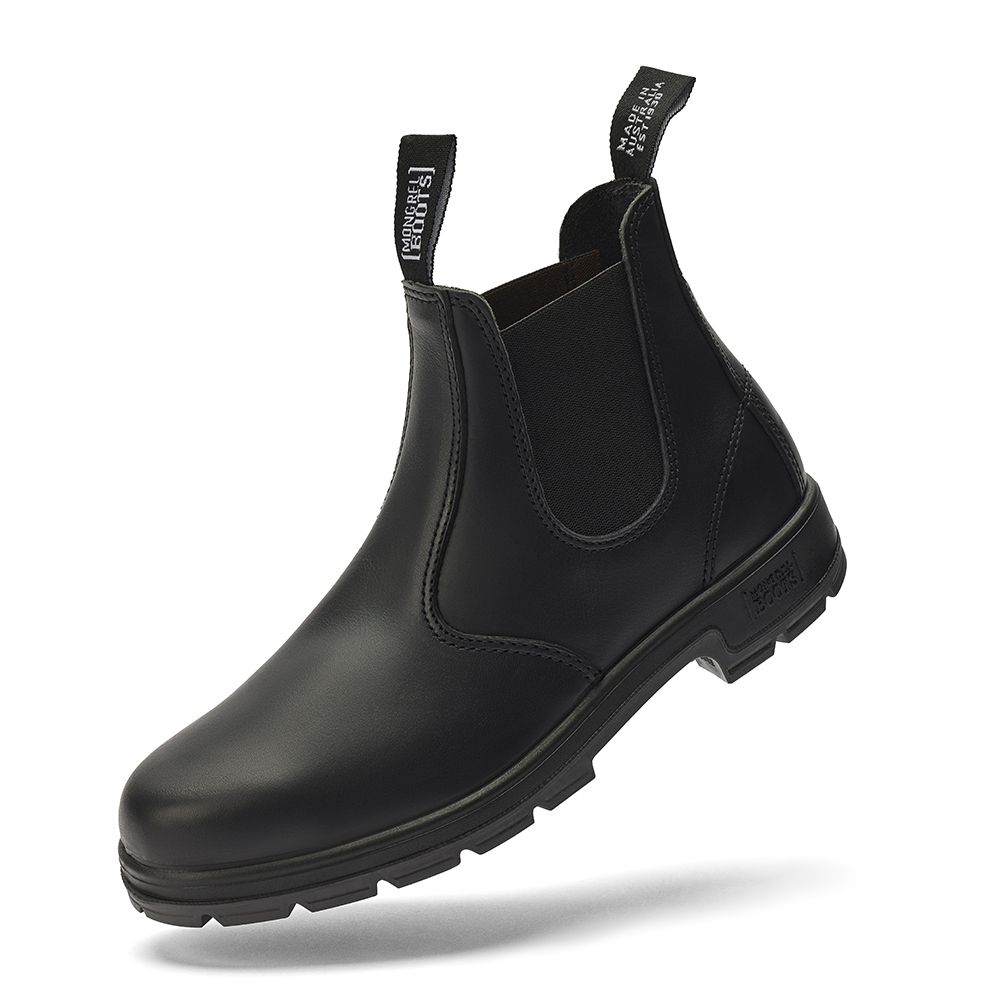 Mongrel Black K9 Elastic Sided Boot - K91020 | Blue Heeler Boots