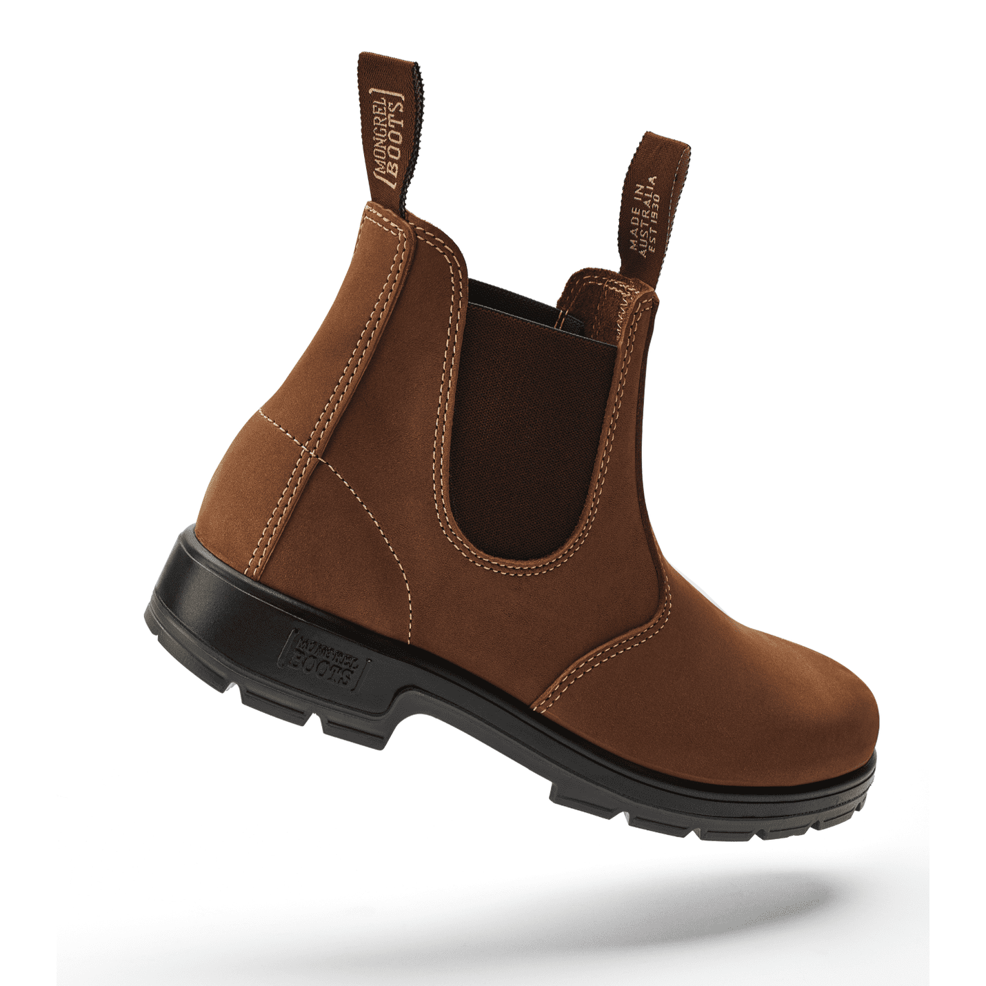 Mongrel Vintage Brown K9 Elastic Sided Boot - K91070 | Blue Heeler Boots