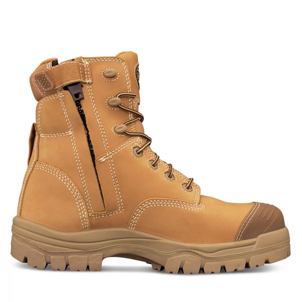 Oliver 150mm Wheat Zip Sided Boot - 45-632Z blue-heeler-boots