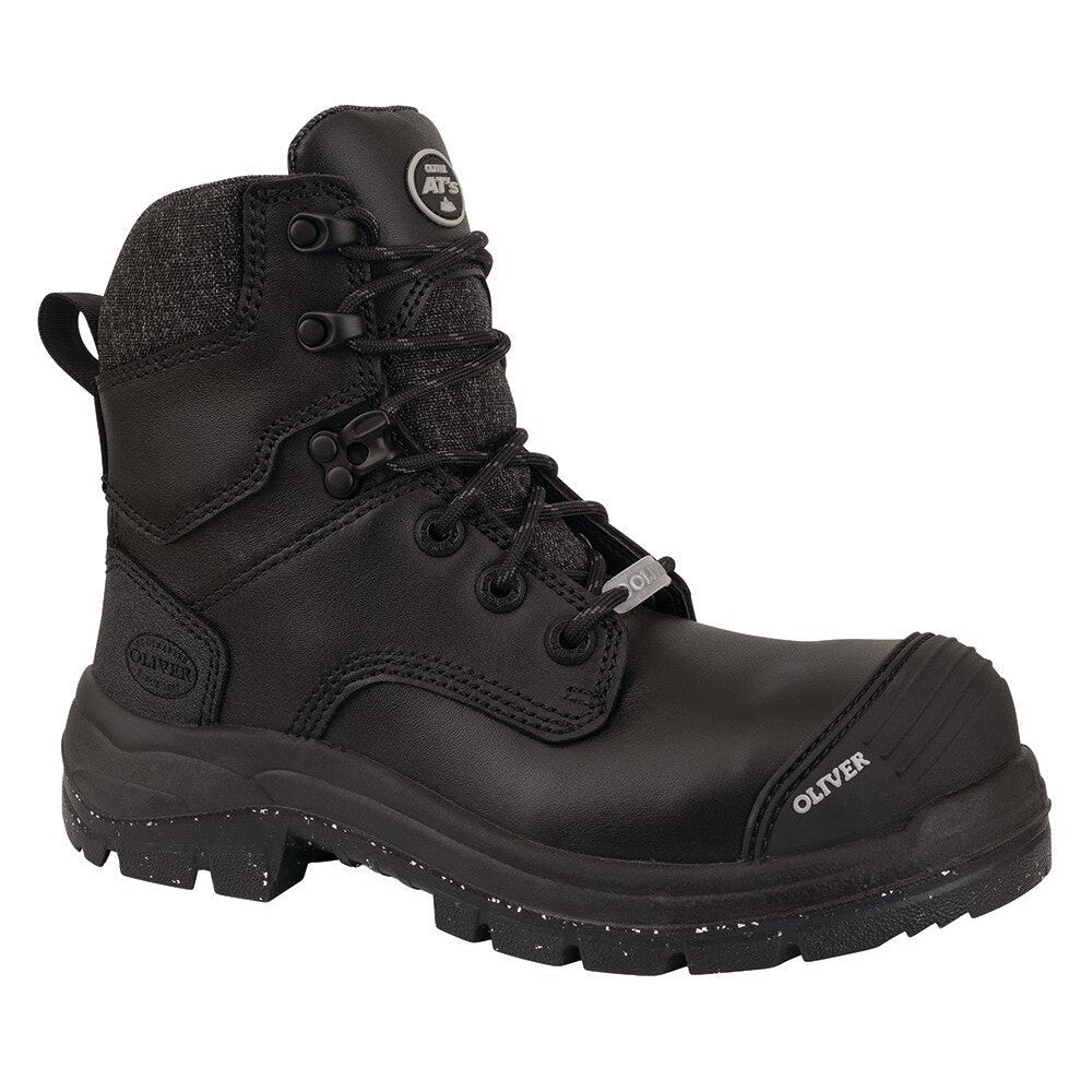 Oliver LACE UP ZIP SIDE 6" LADIES, 9.5, BLACK - 59-445Z | Blue Heeler Boots