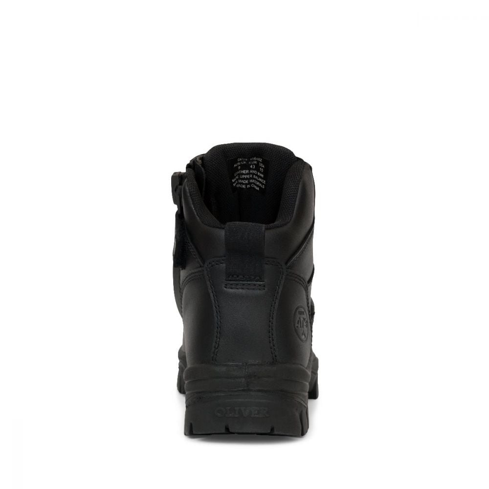Oliver Zip 130mm Black Composite Safety Toe Hiker Boot - 45-640Z blue-heeler-boots
