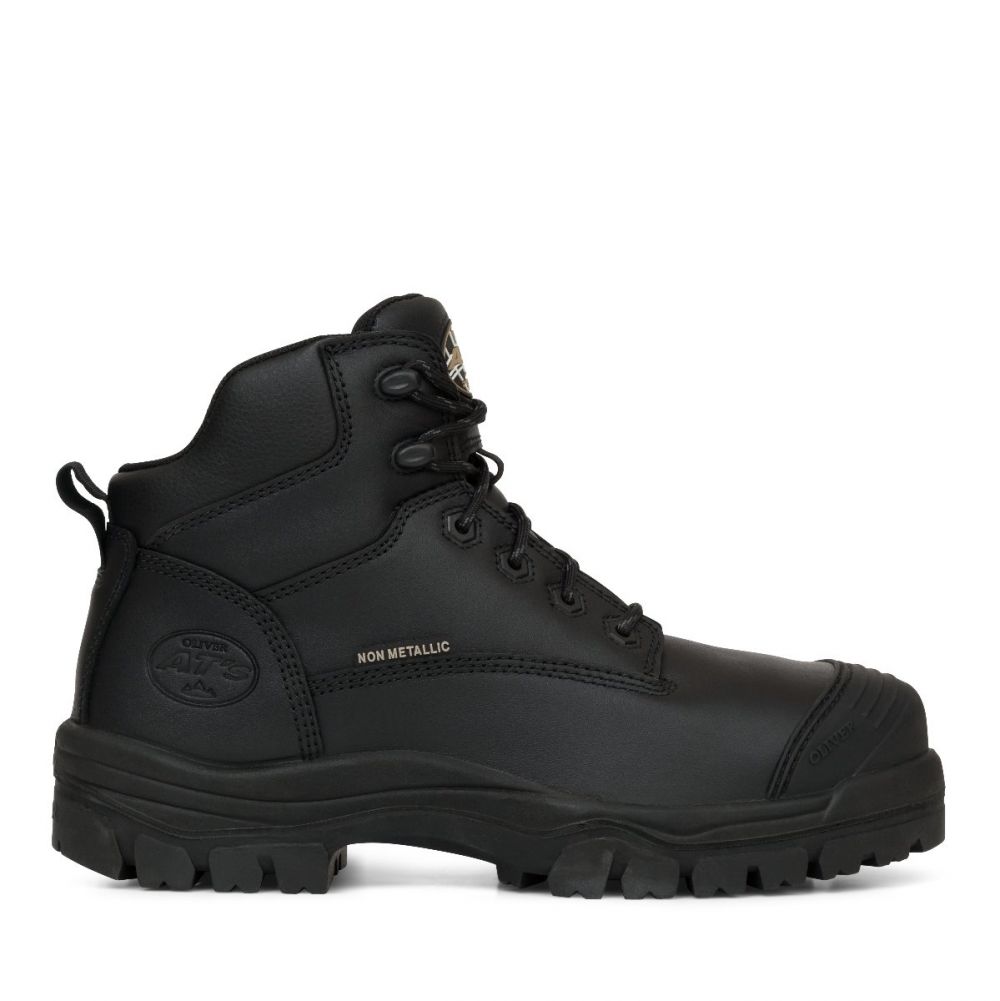Oliver Zip 130mm Black Composite Safety Toe Hiker Boot - 45-640Z blue-heeler-boots