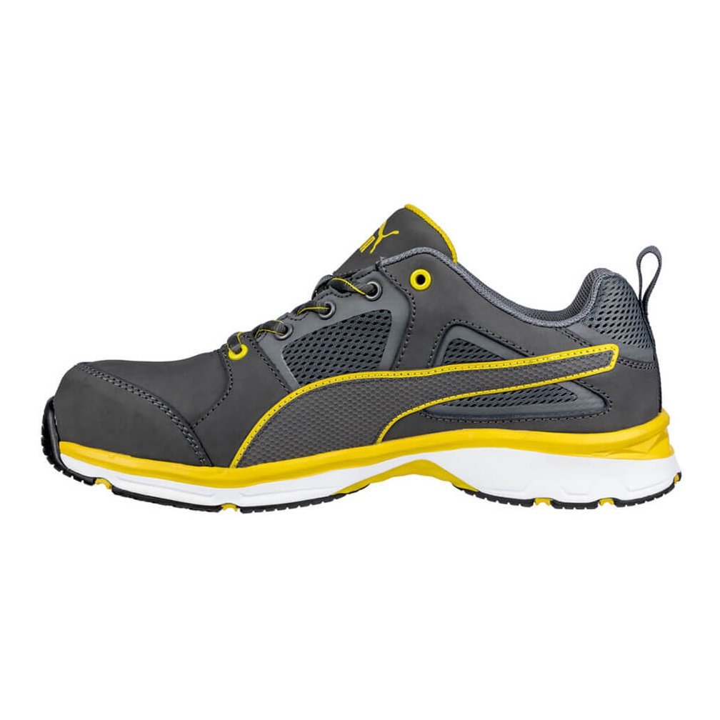 Puma Pace Safety 2.0 Grey/Yellow - 643807 | Blue Heeler Boots