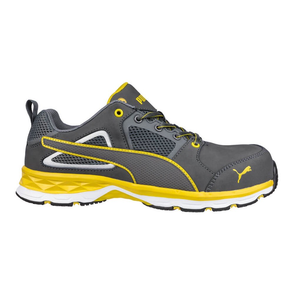 Puma Pace Safety 2.0 Grey/Yellow - 643807 | Blue Heeler Boots
