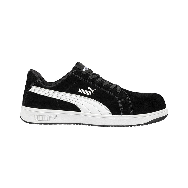 Puma Safety Shoe, Iconic Black/White - 640017 | Blue Heeler Boots