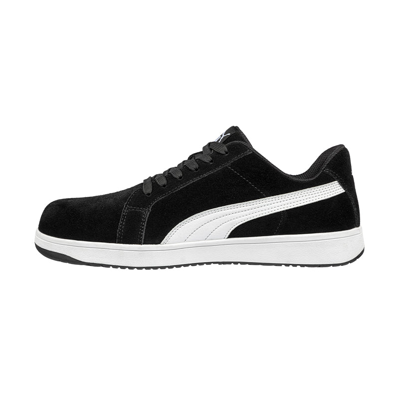 Puma Safety Shoe, Iconic Black/White - 640017 | Blue Heeler Boots