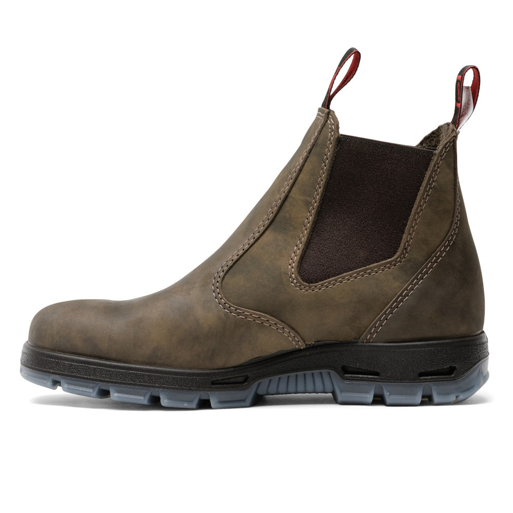 Redback Bobcat UBIB Iron Bark elastic sided soft toe boot - opposite side view