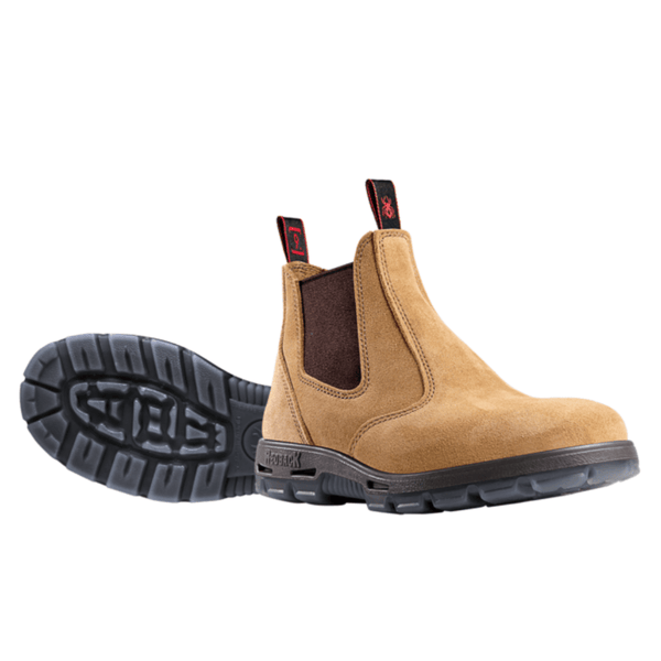 Blue Heeler Boots | Redback Bobcat Soft Toe Banana Suede - UBBA