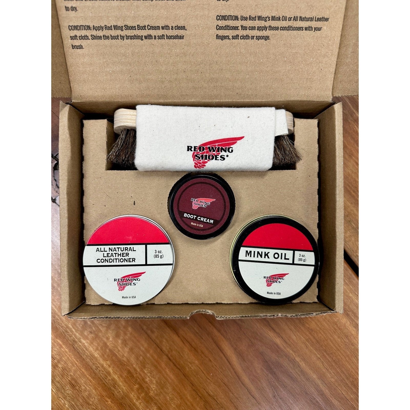 Red wing hot sale care products