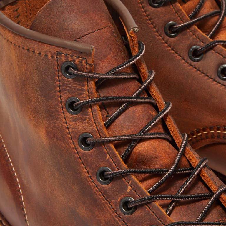 Red wing moc toe hot sale copper rough and tough