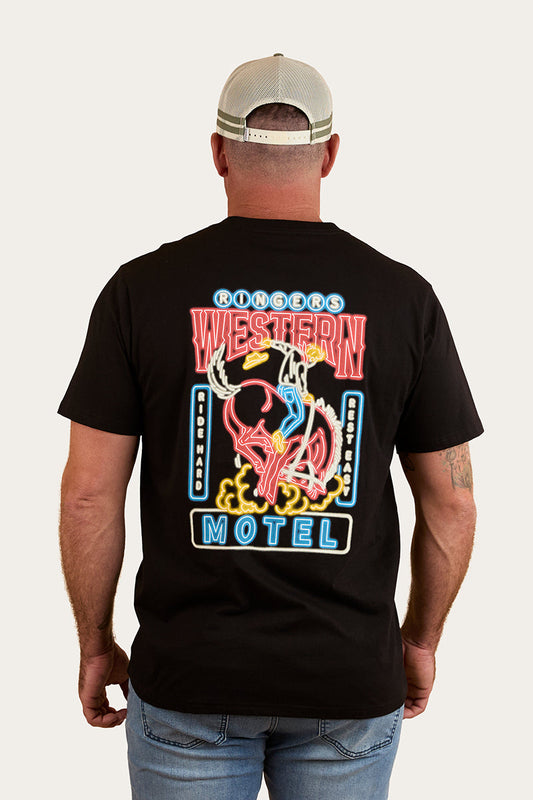Ringers & Western Ride Hard Mens Loose Fit T-Shirt - 124066RW | Blue Heeler Boots